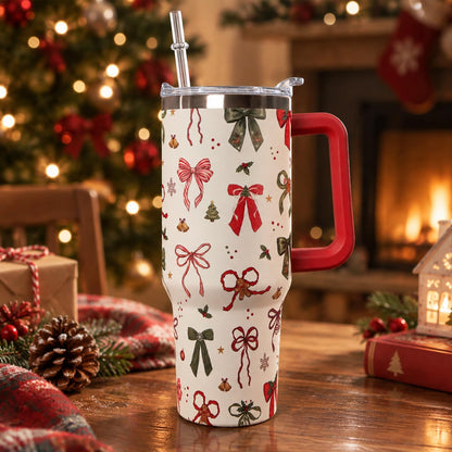 Ceovfoi 40 oz Pickleball Coffee Mug Vacuum Insulated Travel Tumbler with Handle, Lid & Straw - Perfect Pickleball Gifts for Players, Coaches, Lovers | Pickleball Accessories - Colors A