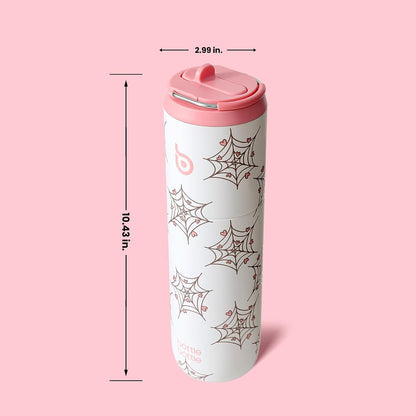 BOTTLE BOTTLE Insulated Water Bottle 24oz with Straw Lid and Handle Sports