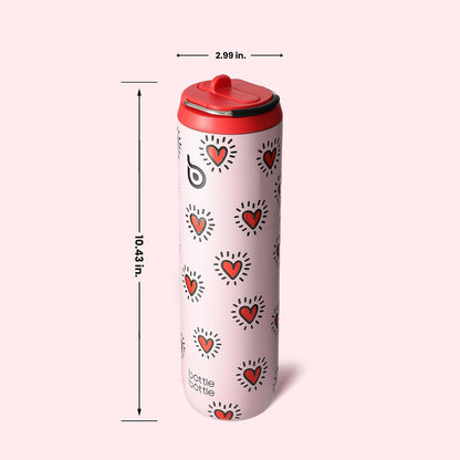 BOTTLE BOTTLE Insulated Water Bottle 24oz with Straw Lid and Handle Sports