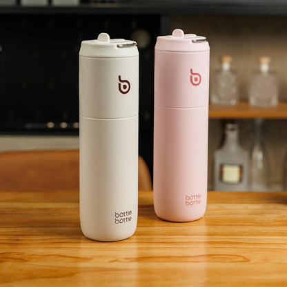 BOTTLE BOTTLE Insulated Water Bottle 24oz with Straw Lid and Handle Sports