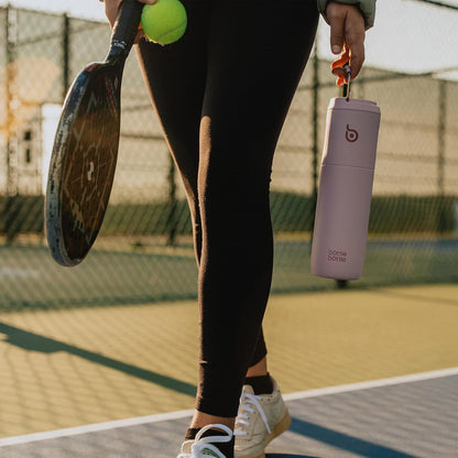 BOTTLE BOTTLE Insulated Water Bottle 24oz with Straw Lid and Handle Sports