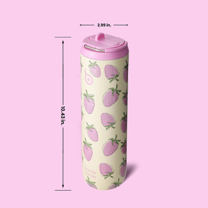 BOTTLE BOTTLE Insulated Water Bottle 24oz with Straw Lid and Handle Sports