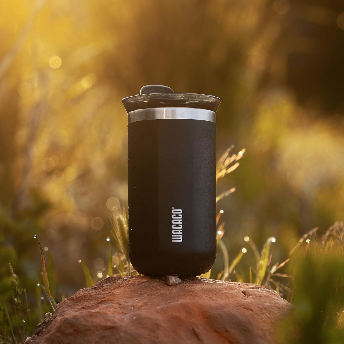Octaroma Grande Vacuum Insulated Coffee Mug, 15 fl oz (435ml), Double-wall Stainless Steel Travel Tumbler With Drinking Lid, Dim Grey