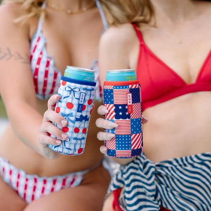 CanSok Sleeve for Beer & Soda Insulated Neoprene Cover (Ocean Oasis, 12oz Can Sleeve) - Colors C