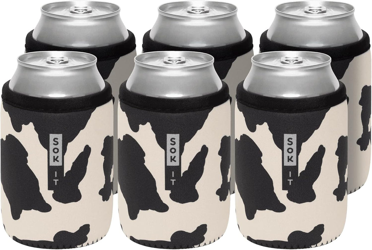 CanSok Sleeve for Beer & Soda Insulated Neoprene Cover (Ocean Oasis, 12oz Can Sleeve) - Colors C