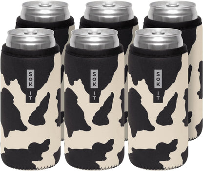 CanSok Sleeve for Beer & Soda Insulated Neoprene Cover (Ocean Oasis, 12oz Can Sleeve) - Colors C