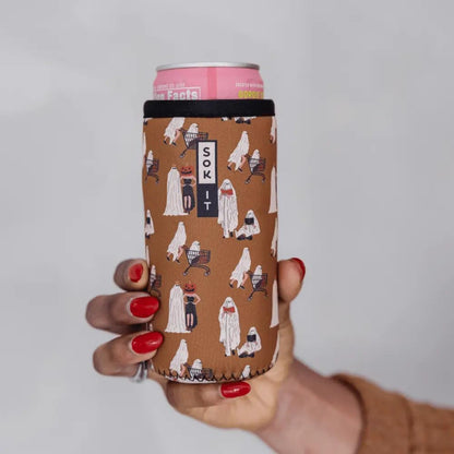 CanSok Sleeve for Beer & Soda Insulated Neoprene Cover (Ocean Oasis, 12oz Can Sleeve) - Colors C