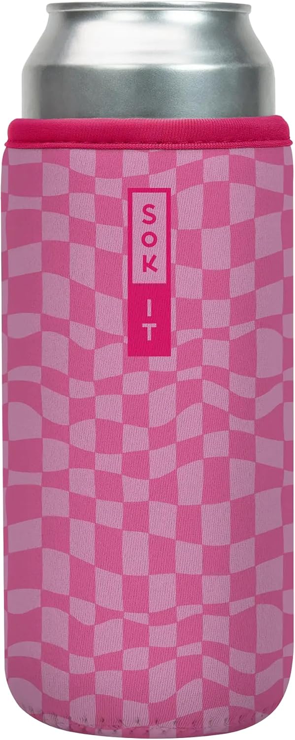 CanSok Sleeve for Beer & Soda Insulated Neoprene Cover (Ocean Oasis, 12oz Can Sleeve) - Colors C