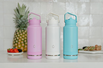 Fruit Infuser Water Bottle, 32 oz Stainless Steel
