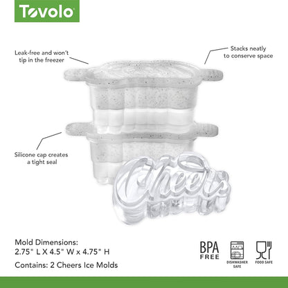 Craft Ice Sphere Molds for Whiskey & Cocktails, Set of 2, Large