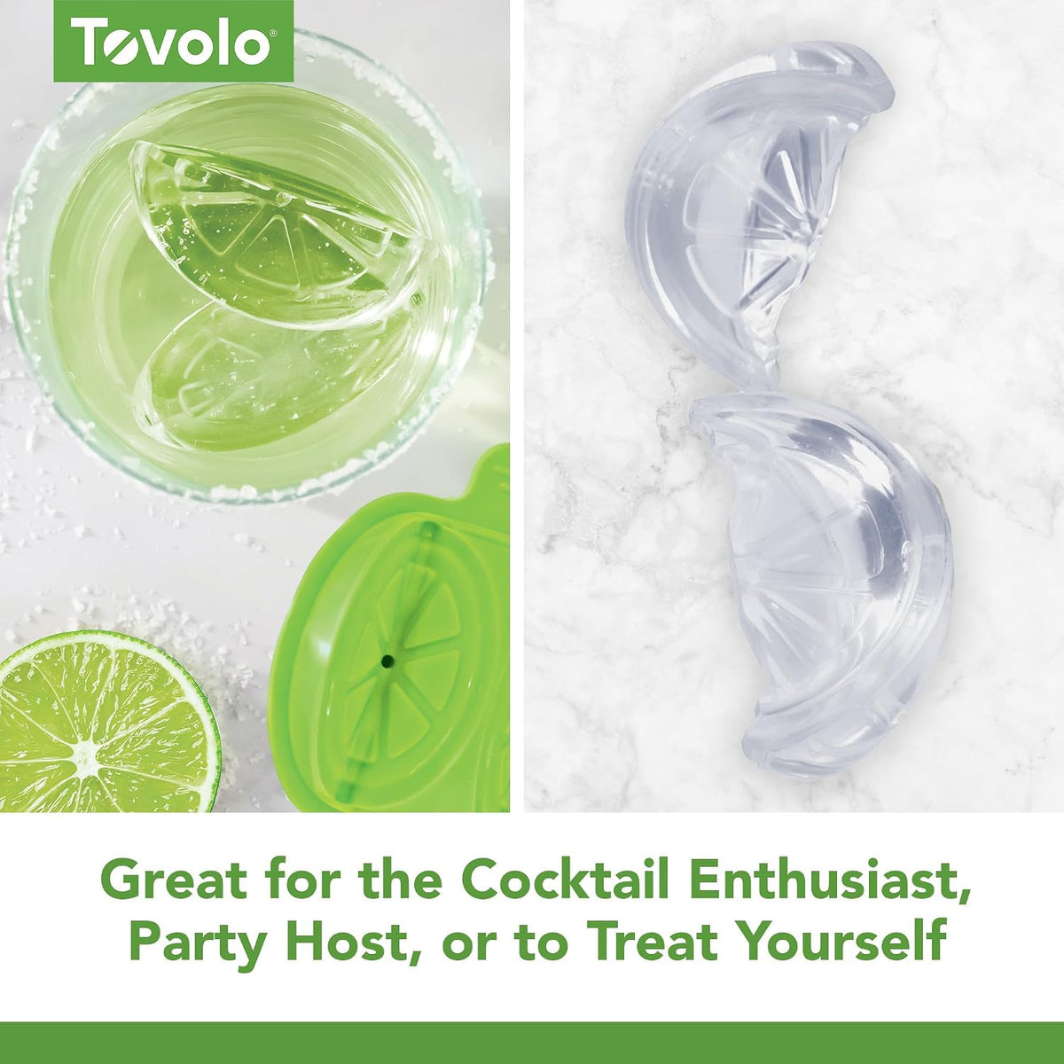 Craft Ice Sphere Molds for Whiskey & Cocktails, Set of 2, Large