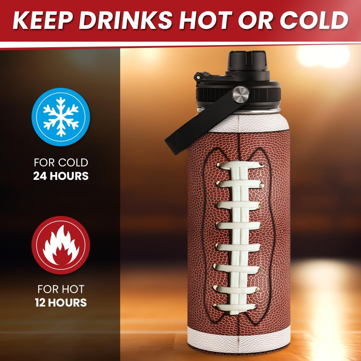 Gym Insulated Engraved Stainless Steel Water Bottle 32oz, Vacuum Chug Lid Travel Tumbler For Men Friends Dad Gymer Trainer, Gym Mode on, Birthday Christmas Father's Day