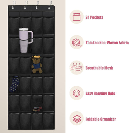24 Pockets Cup Organizer for Stanley Cup Tumbler, Hanging Design