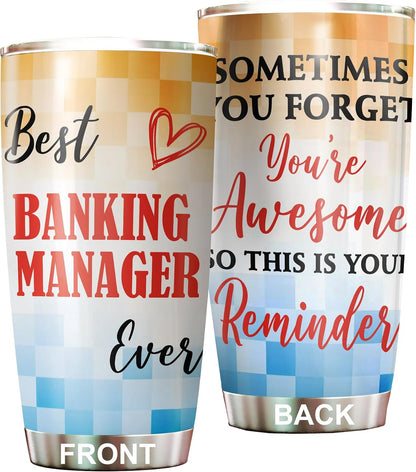 Best Lacrosse Coach Ever Tumbler Stainless Steel 20oz, Office Gifts Women Men Work Friends Coworker, Driking Coffee Cup For Birthday Christmas - Colors O