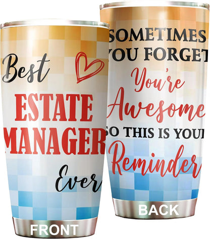 Best Lacrosse Coach Ever Tumbler Stainless Steel 20oz, Office Gifts Women Men Work Friends Coworker, Driking Coffee Cup For Birthday Christmas - Colors O