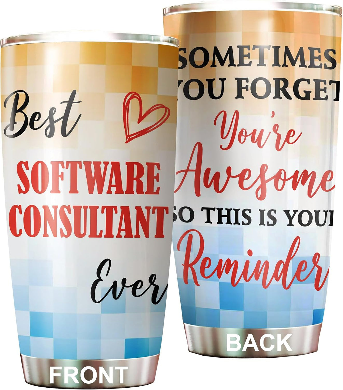 Best Lacrosse Coach Ever Tumbler Stainless Steel 20oz, Office Gifts Women Men Work Friends Coworker, Driking Coffee Cup For Birthday Christmas - Colors O