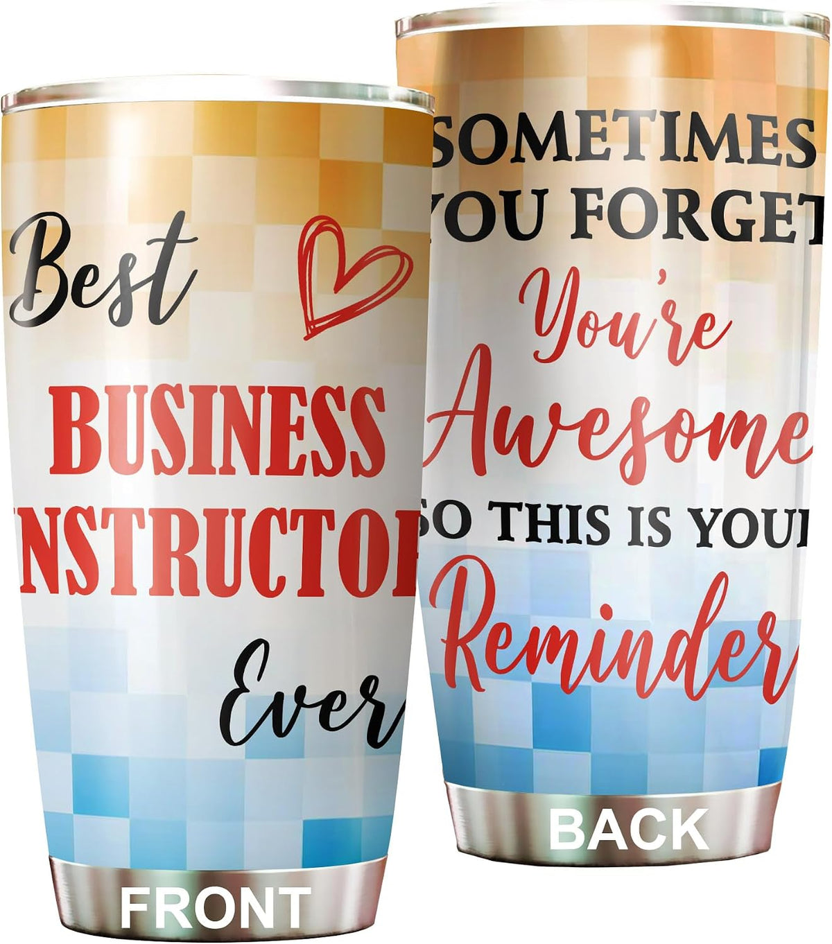 Best Lacrosse Coach Ever Tumbler Stainless Steel 20oz, Office Gifts Women Men Work Friends Coworker, Driking Coffee Cup For Birthday Christmas - Colors N