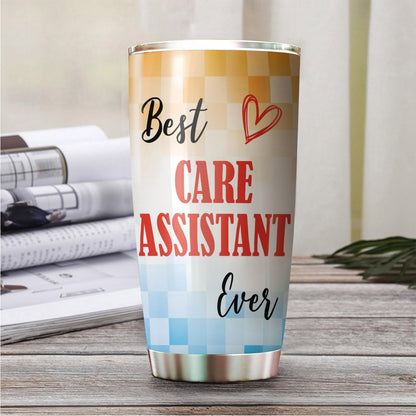 Best Lacrosse Coach Ever Tumbler Stainless Steel 20oz, Office Gifts Women Men Work Friends Coworker, Driking Coffee Cup For Birthday Christmas - Colors N