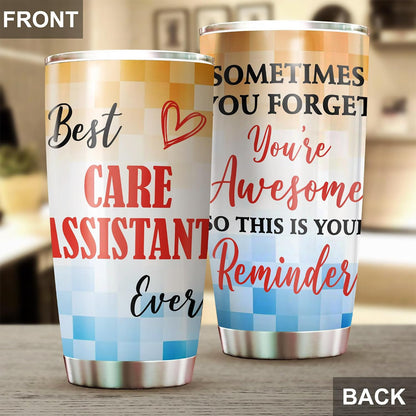 Best Lacrosse Coach Ever Tumbler Stainless Steel 20oz, Office Gifts Women Men Work Friends Coworker, Driking Coffee Cup For Birthday Christmas - Colors N