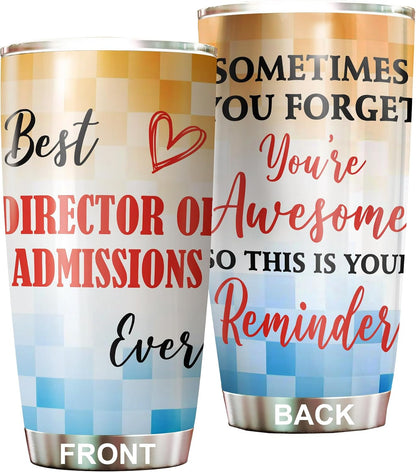 Best Lacrosse Coach Ever Tumbler Stainless Steel 20oz, Office Gifts Women Men Work Friends Coworker, Driking Coffee Cup For Birthday Christmas - Colors N