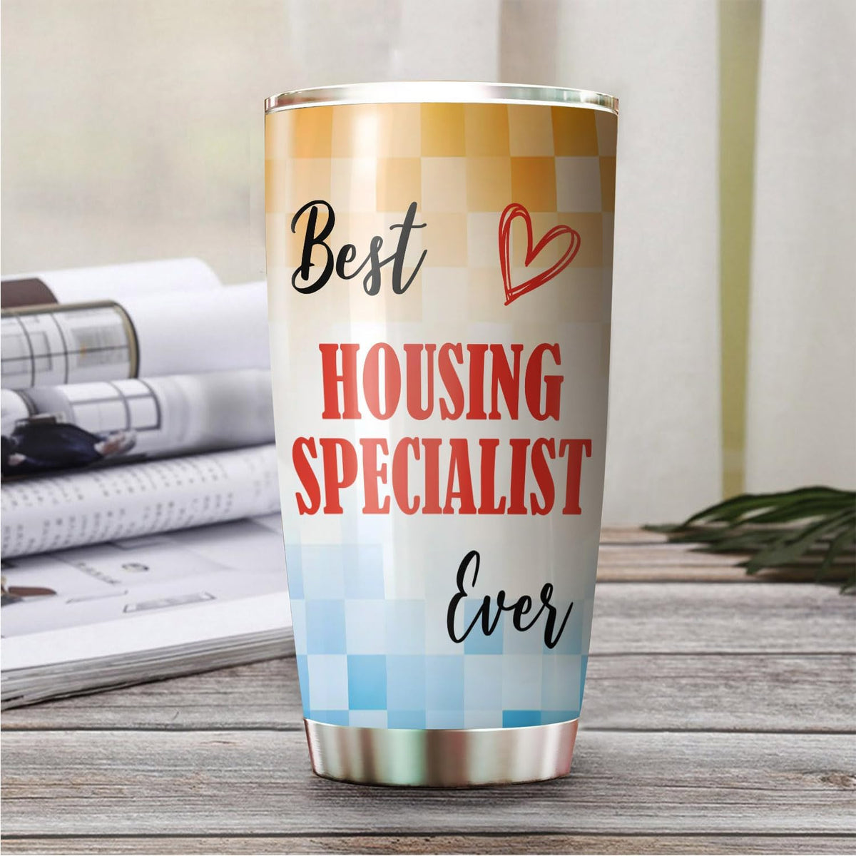 Best Lacrosse Coach Ever Tumbler Stainless Steel 20oz, Office Gifts Women Men Work Friends Coworker, Driking Coffee Cup For Birthday Christmas - Colors N