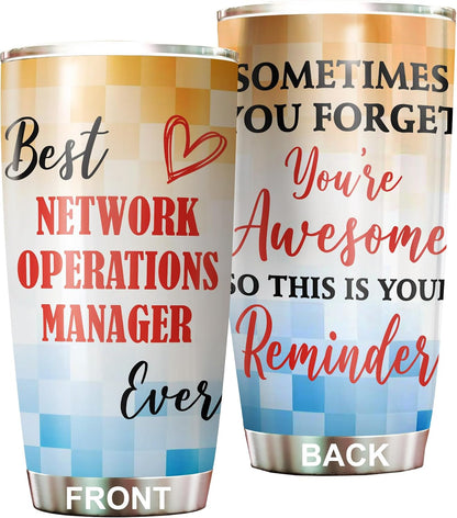 Best Lacrosse Coach Ever Tumbler Stainless Steel 20oz, Office Gifts Women Men Work Friends Coworker, Driking Coffee Cup For Birthday Christmas - Colors N