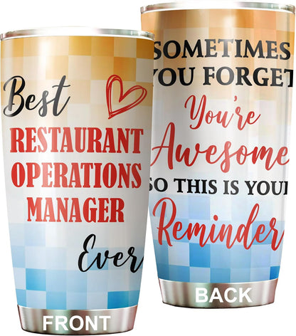Best Lacrosse Coach Ever Tumbler Stainless Steel 20oz, Office Gifts Women Men Work Friends Coworker, Driking Coffee Cup For Birthday Christmas - Colors N