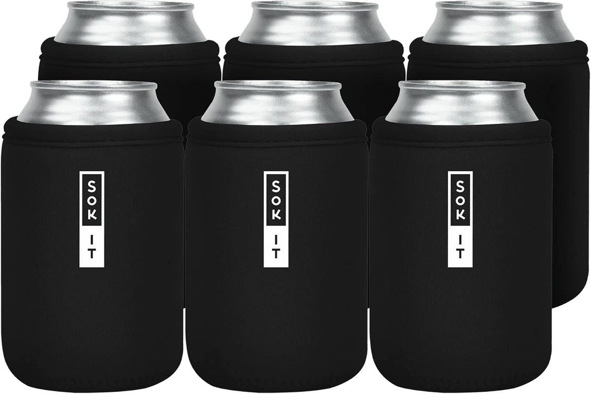 CanSok Sleeve for Beer & Soda Insulated Neoprene Cover (Ocean Oasis, 12oz Can Sleeve) - Colors A