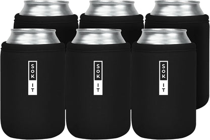 CanSok Sleeve for Beer & Soda Insulated Neoprene Cover (Ocean Oasis, 12oz Can Sleeve) - Colors A