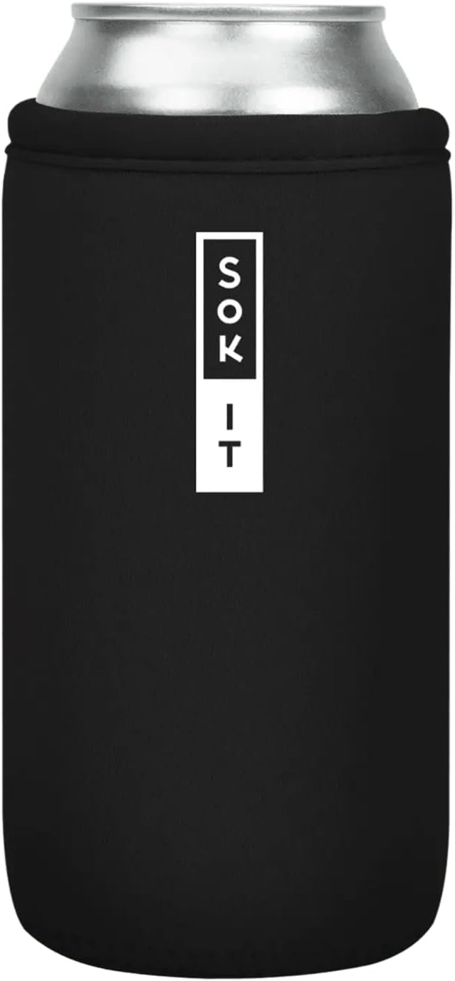 CanSok Sleeve for Beer & Soda Insulated Neoprene Cover (Ocean Oasis, 12oz Can Sleeve) - Colors A