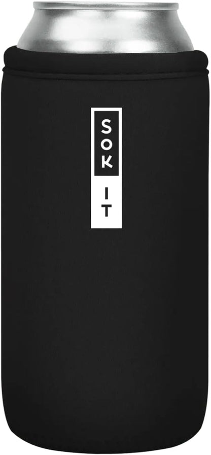 CanSok Sleeve for Beer & Soda Insulated Neoprene Cover (Ocean Oasis, 12oz Can Sleeve) - Colors A