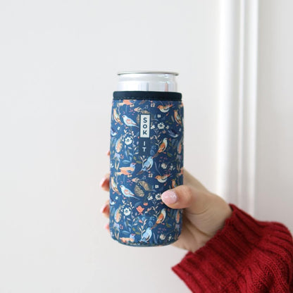 CanSok Sleeve for Beer & Soda Insulated Neoprene Cover (Ocean Oasis, 12oz Can Sleeve) - Colors A