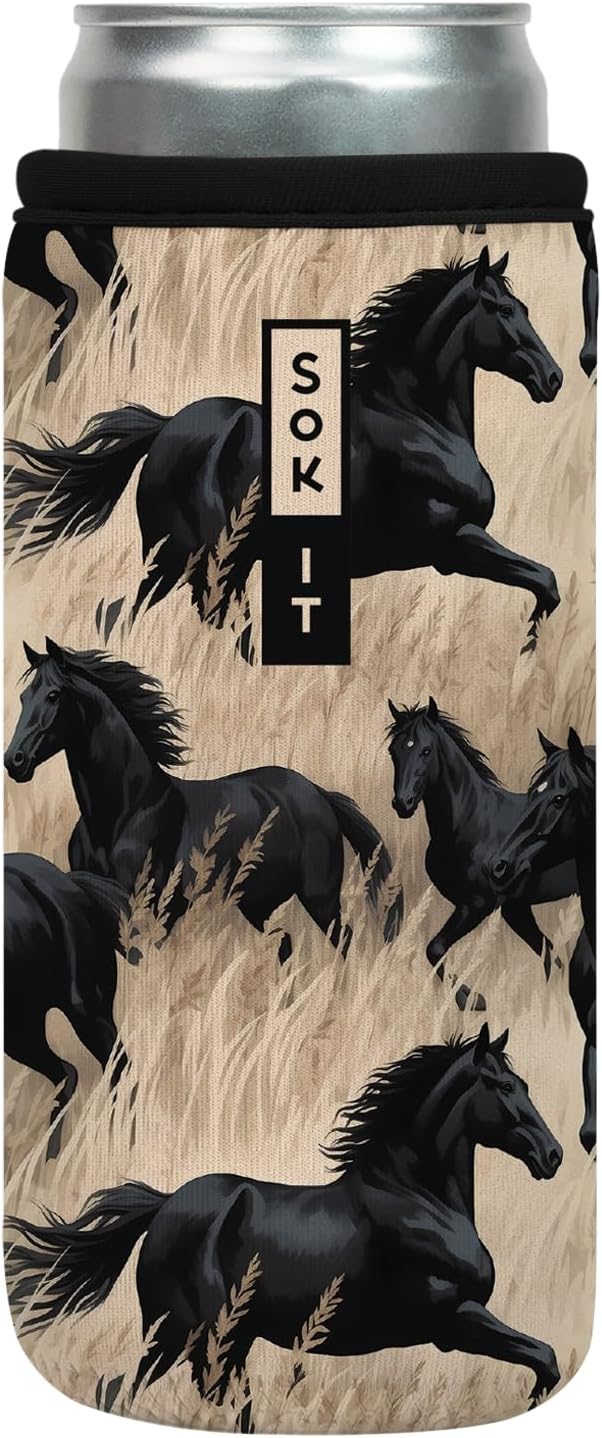 CanSok Sleeve for Beer & Soda Insulated Neoprene Cover (Ocean Oasis, 12oz Can Sleeve) - Colors A