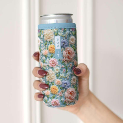 CanSok Sleeve for Beer & Soda Insulated Neoprene Cover (Ocean Oasis, 12oz Can Sleeve) - Colors A
