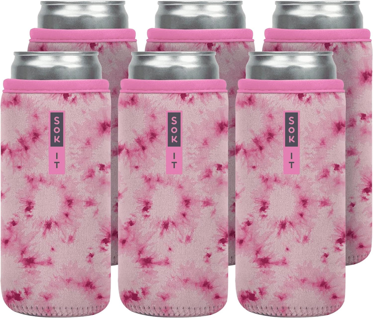 CanSok Sleeve for Beer & Soda Insulated Neoprene Cover (Ocean Oasis, 12oz Can Sleeve) - Colors A