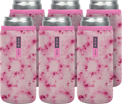CanSok Sleeve for Beer & Soda Insulated Neoprene Cover (Ocean Oasis, 12oz Can Sleeve) - Colors A