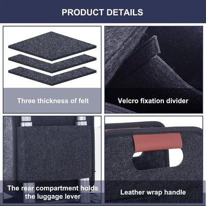 Foldable Drink Carrier Tote Bag with Leak Resistant Compartments, Multi Cup Beverage Organizer with Handle, Insulated Divider for Coffee, Takeout, Car Travel, Picnic, Grocery Transport (2 Cups)