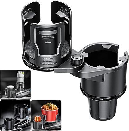 Cup Holder Expander for car 2 in 1 Multifunctional Car Cup Holder Extender Adapter with Adjustable Base Compatible with Hydro Flask,Yeti, Nalgene,32/40 oz Large Bottles Drinks Mugs,Bigcup-Small