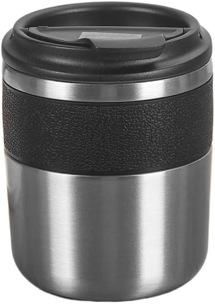 Insulated Travel Mug, Vacuum Double Wall Stainless Steel Coffee Cup with Wide Mouth and Leak Proof Lid, Stainless Steel Tumbler for Office Work Commute, 9.5oz (Green, Small)