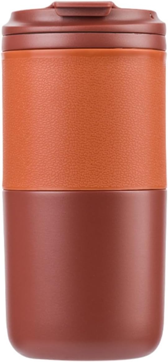 Insulated Travel Mug, Vacuum Double Wall Stainless Steel Coffee Cup with Wide Mouth and Leak Proof Lid, Stainless Steel Tumbler for Office Work Commute, 9.5oz (Green, Small)