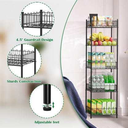 Water Bottle Holder Rack 3 Tier Soda Drink Organizer Vertical Metal Food Storage Shelf for Kitchen Countertop Pantry, Can Storage Organizer for Pantry