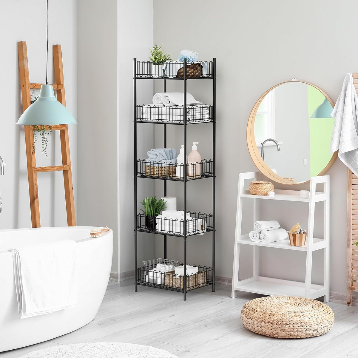 Water Bottle Holder Rack 3 Tier Soda Drink Organizer Vertical Metal Food Storage Shelf for Kitchen Countertop Pantry, Can Storage Organizer for Pantry