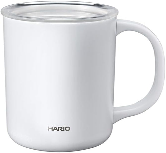CMG-350-W Ceramic Coating Vacuum Double Insulated Mug, White, 11.8 fl oz (350 ml), Lid Included