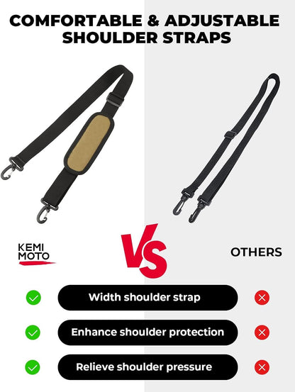 Water Bottle Holder Bag, Water Bottle Carrier with Adjustable Shoulder Strap, Water Bottle Pouch Holder for Hiking, Camping, Fishing, Compatible with YETI STANLEY SLM 32 oz, 40 oz, 64 oz