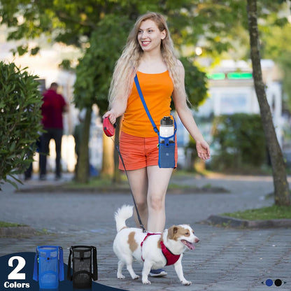 2 Packs Bottle Holder With Strap, Mesh Sling With Adjustable Shoulder Strap, Portable Bag With Pocket, Water Bottle Carrier for Walking, Hiking, Travelling