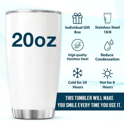 Chaos Coordinator Quote Stainless Steel Tumbler 20 Oz Inspirational Funny Gift For Moms Teachers Nurses Workers Cool Insulated Mug Hot Travel Outdoor Iced Heat Bottle