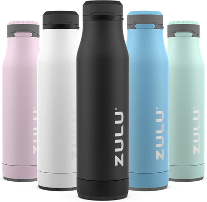 Ace 24oz Insulated Stainless Steel Water Bottle, Chug Spout, Black