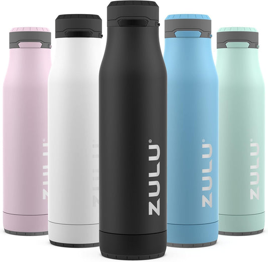 Ace 24oz Insulated Stainless Steel Water Bottle, Chug Spout, Black