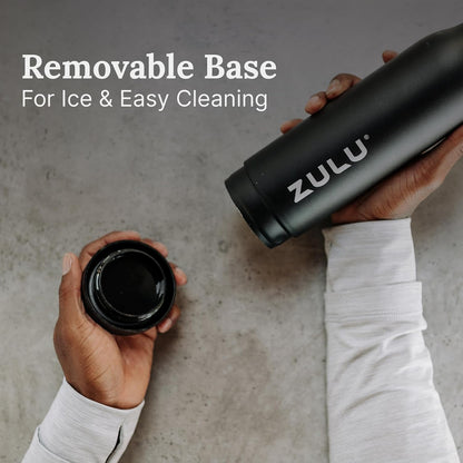 Ace 24oz Insulated Stainless Steel Water Bottle, Chug Spout, Black