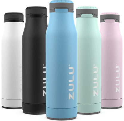 Ace 24oz Insulated Stainless Steel Water Bottle, Chug Spout, Black